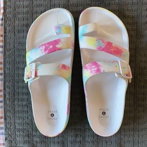 Shade & Shore, Tie-Dye Sandals. Women’s Size 8.
